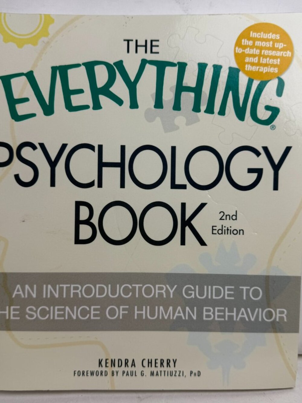 The Everything Psychology Book 2nd Edition Kendra Cherry Human Behavior Guide